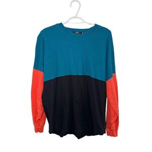 Obey International Colorblock Long Sleeve Shirt Mens Small Streetwear Casual